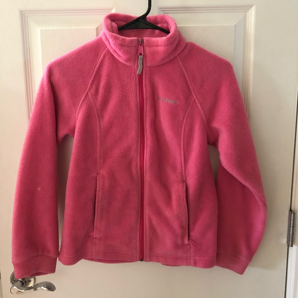 Columbia fleece zip up jacket 10/12
